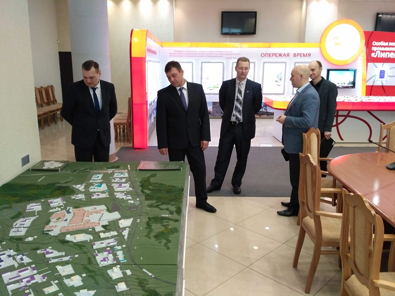 Представители администрации СЭЗ «Могилев» посетили с деловым визитом АО «Особая экономическая зона промышленно-производственного типа «Липецк»